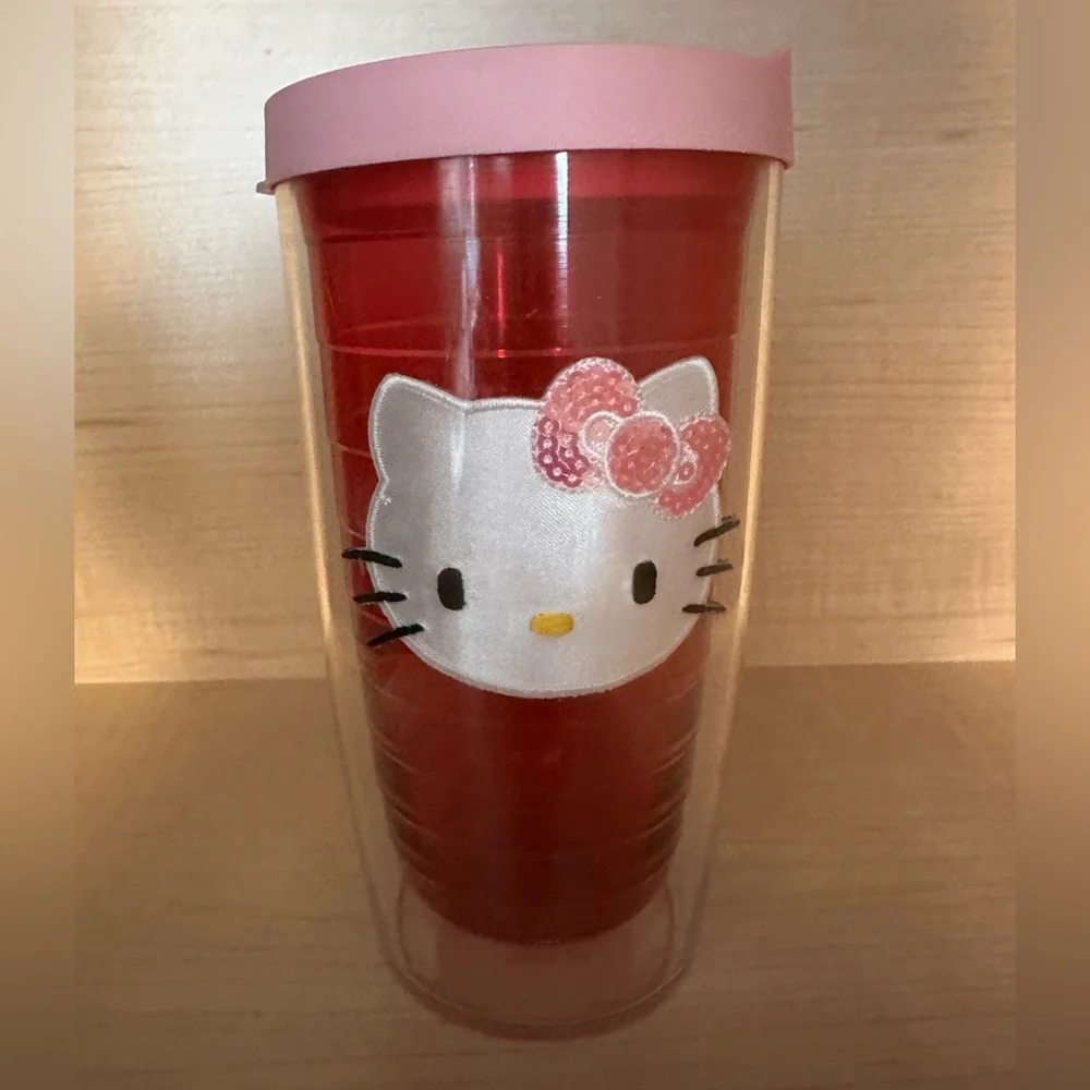Tervis Hello Kitty Red Tumbler with Pink Lid
